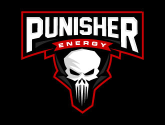 Punisher Energy  logo design by sanworks