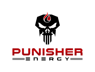 Punisher Energy  logo design by naldart