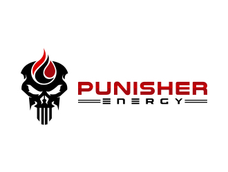 Punisher Energy  logo design by naldart