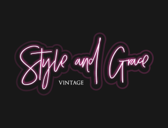 Style and grace vintage  logo design by Greenlight