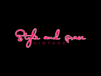 Style and grace vintage  logo design by kazama