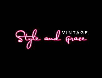 Style and grace vintage  logo design by kazama