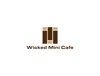 Wicked Mini Cafe logo design by Greenlight