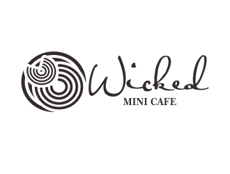 Wicked Mini Cafe logo design by Greenlight