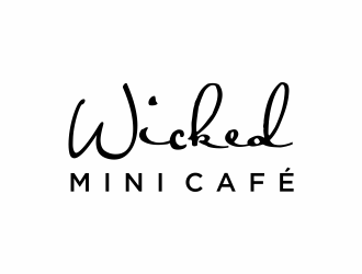 Wicked Mini Cafe logo design by christabel