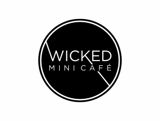 Wicked Mini Cafe logo design by christabel
