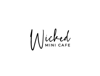 Wicked Mini Cafe logo design by bigboss