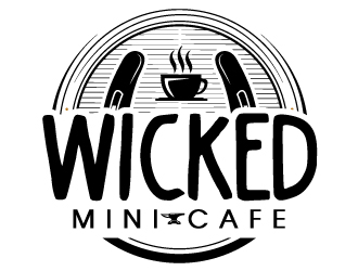 Wicked Mini Cafe logo design by AamirKhan