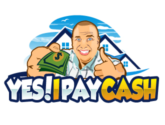 YES! I PAY CASH logo design by AamirKhan