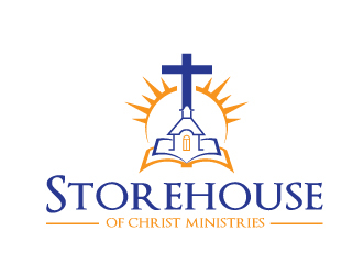 Storehouse of Christ Ministries logo design by Upoops