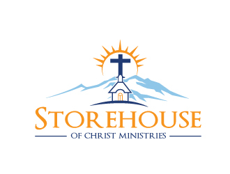 Storehouse of Christ Ministries logo design by Upoops