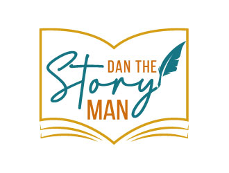 Dan the Story Man logo design by MonkDesign