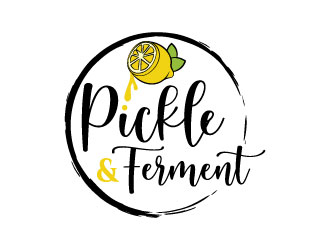 Pickle and Ferment logo design by MonkDesign