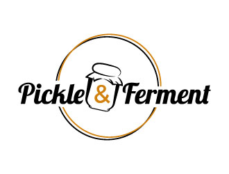 Pickle and Ferment logo design by MonkDesign