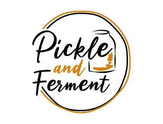 Pickle and Ferment logo design by MonkDesign