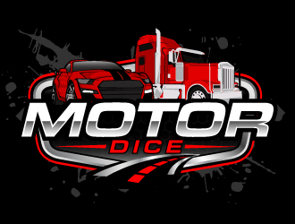 Motor Dice logo design by AamirKhan