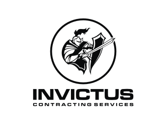 Invictus Contracting Services logo design by mbamboex