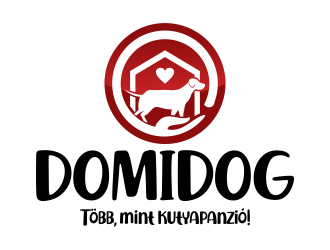 DomiDog - Több, mint kutyapanzió! logo design by cikiyunn