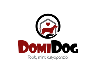 DomiDog - Több, mint kutyapanzió! logo design by cikiyunn
