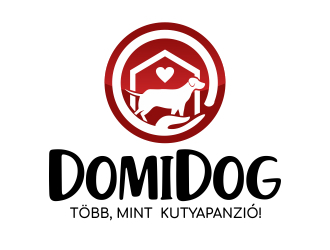 DomiDog - Több, mint kutyapanzió! logo design by cikiyunn