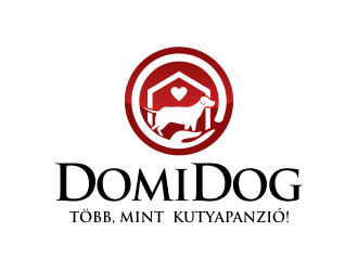 DomiDog - Több, mint kutyapanzió! logo design by cikiyunn