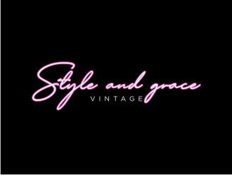 Style and grace vintage  logo design by asyqh