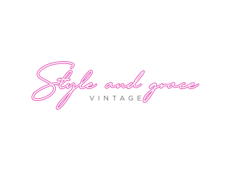 Style and grace vintage  logo design by asyqh