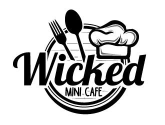 Wicked Mini Cafe logo design by AamirKhan