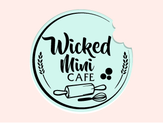 Wicked Mini Cafe logo design by AamirKhan