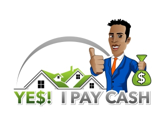 YES! I PAY CASH logo design by rizuki