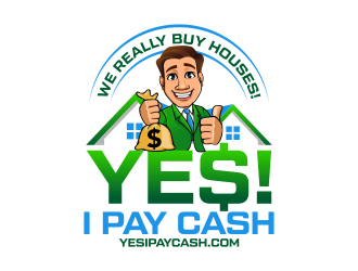 YES! I PAY CASH logo design by ingepro