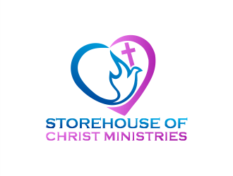 Storehouse of Christ Ministries logo design by Gwerth