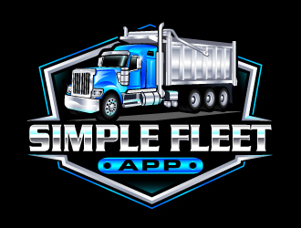 Simple Fleet App logo design by LucidSketch