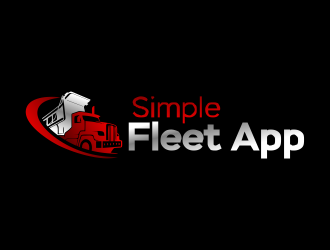 Simple Fleet App logo design by Gwerth