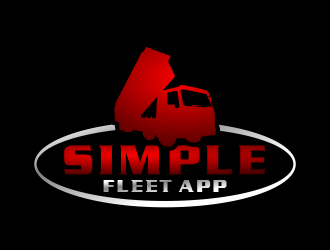 Simple Fleet App logo design by Gwerth