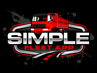 Simple Fleet App logo design by AamirKhan