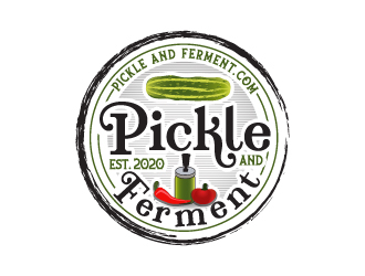 Pickle and Ferment logo design by LucidSketch
