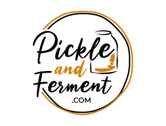 Pickle and Ferment logo design by MonkDesign