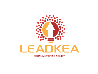 Leadkea logo design by Upoops