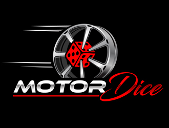 Motor Dice logo design by DreamLogoDesign