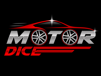 Motor Dice logo design by DreamLogoDesign