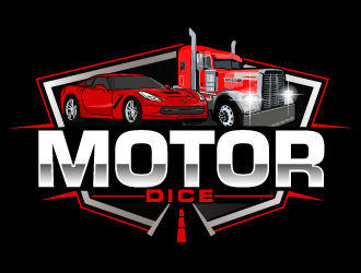 Motor Dice logo design by AamirKhan