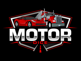 Motor Dice logo design by AamirKhan