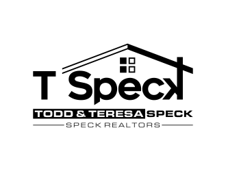 T Speck - Todd & Teresa Speck - Speck Realtors logo design by ValleN ™