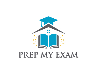 Prep My Exam logo design by wongndeso