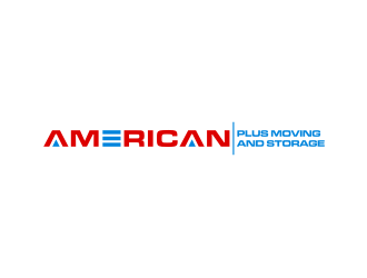 American Plus Moving and Storage  logo design by Inaya