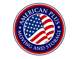 American Plus Moving and Storage  logo design by AamirKhan