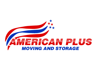 American Plus Moving and Storage  logo design by uttam