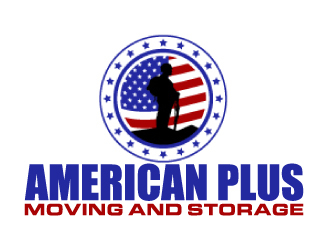 American Plus Moving and Storage  logo design by AamirKhan