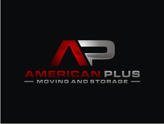 American Plus Moving and Storage  logo design by Artomoro